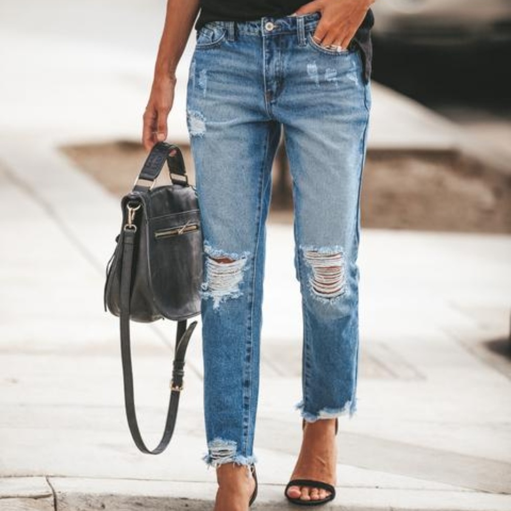 Wesley Relaxed Boyfriend Jeans